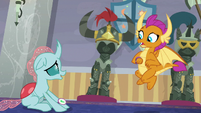 Smolder accidentally knocks Ocellus over S8E15