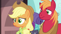 Applejack and Big Mac confused by Pinkie Pie S6E17