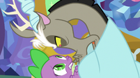 Discord asks Spike where Twilight is S5E7