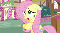 Fluttershy fiddles with her hooves S03E13