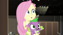 Fluttershy looking puzzled at her friends EGS2