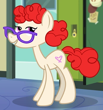 my little pony with peppermint cutie mark