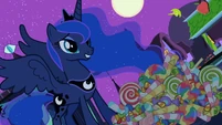 Well it seems the legend of Nightmare Night was right about one thing, Luna likes candy
