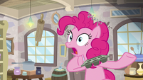 Pinkie Pie stunned by Mudbriar's waste of time S8E3