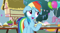Rainbow Dash "made one of them disappear" S7E23