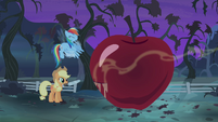 Rainbow Dash fanning the scent S4E07