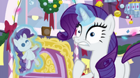 Rarity interrupted by the P.A. system BGES3