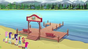 The Camp Everfree dock is repaired again EG4