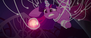 Twilight trying to grab Novo's magic pearl MLPTM