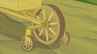 Wagon wheel with support wheels S4E17