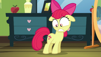 Apple Bloom con una Cutie Mark de Apple Bloom Un Descanso Agotador