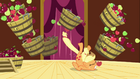 Applejack fallen onto the floor S3E05