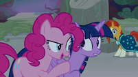 Pinkie Pie "you did ask for a magical explanation" S7E25