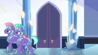 Royal guards patrolling the palace S6E16