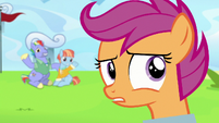 Scootaloo very confused "really?" S7E7
