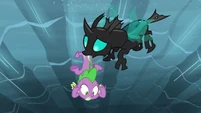 Unexpectedly saving Spike from falling