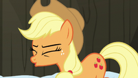 Applejack exhausted "hoo-wee!" S7E11