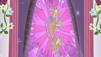 Discord in the new stained glass window...