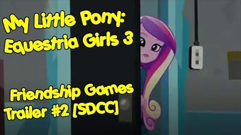 Equestria girls friendship games второй трейлер