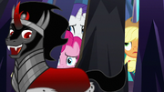 King Sombra taunts the captured Mane Six S9E2