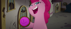 Pinkie Pie shouting -double surprise!- MLPTM