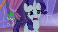 Rarity desperately asks "what changed?" S9E17