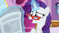 Rarity reads "I sat down with..." S6E9