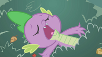 Spike sleeping S1E11