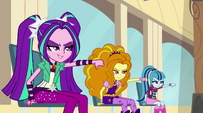 The Dazzlings give a thumbs down EG2