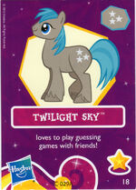 English monolingual version of mystery pack wave 6, card 18 of 24: Twilight Sky