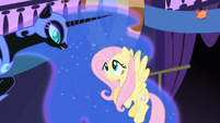 Fluttershy and Nightmare Moon S01E01
