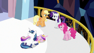 Looking over Shining Armor and Princess Cadance S3E2