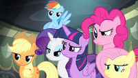Main ponies annoyed at Spike S4E06
