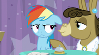 Matilda puts hoof on Dash's shoulder S9E16