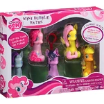 My Little Pony 5 pack bubble bath.jpg (112 KB) A bubble bath set that comes with Rarity, Twilight, Applejack, Pinkie Pie, and Fluttershy. It also includes a clip that you can alternate between the 5 ponies.