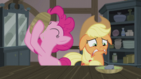 Pinkie Pie slurping her soup S5E20