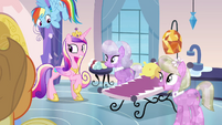 Princess Cadance and crystal spa ponies S03E12
