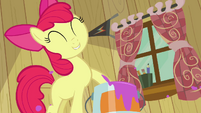 Apple Bloom adds more hoofprints.