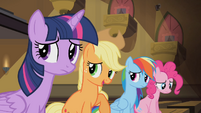 Applejack 'We're happy for you, Rarity' S4E08