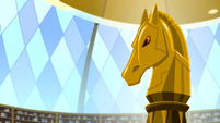 Horse bust in the Canterlot High library EGDS12