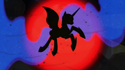 Nightmare Moon silhouette S4E01