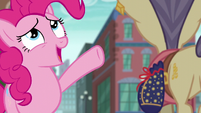 Pinkie Pie --finally be able to give my sister-- S6E3