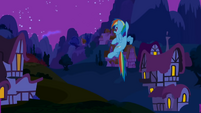 Rainbow Dash giving up on chasing Nightmare Moon S1E02