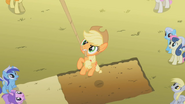 S01E13 Applejack wisi na linie