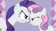 Rarity, zadarłaś ze Sweetie Belle! Poniesiesz karę >:c