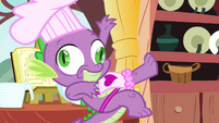 Spike slipping up S3E11