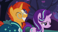 Sunburst excited; Starlight Glimmer disappointed S7E24.png (914 KB)
