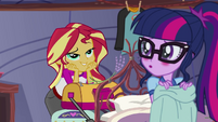 Sunset teasing Twilight about her crush EG4