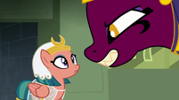 The sphinx grins wickedly at Somnambula S7E18