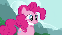 Pinkie Pie haciendo una gran sonrisa